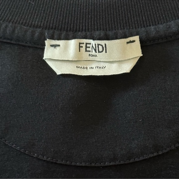 Fendi x Fila Collaboration Logo T-Shirt - S - Picture 7 of 11